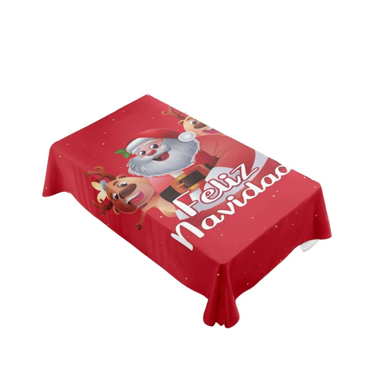 GENERICO - Mantel de Navidad Fechas Navideñas 140x220cm A06