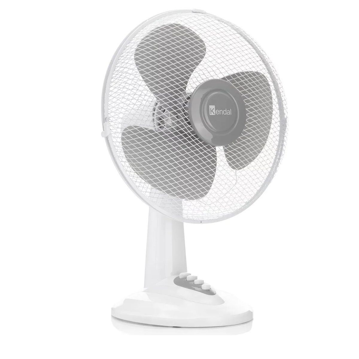 KENDAL - Ventilador Mesa Sobremesa Silencioso Kendal Kf-12d Oscilante