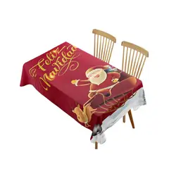 GENERICO - Mantel de Navidad Fechas Navideñas 140x220cm A03