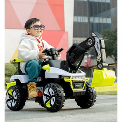 Imagen 2 del producto Coche Juguete Eléctrico Niños Excavadora Música Bluetooth