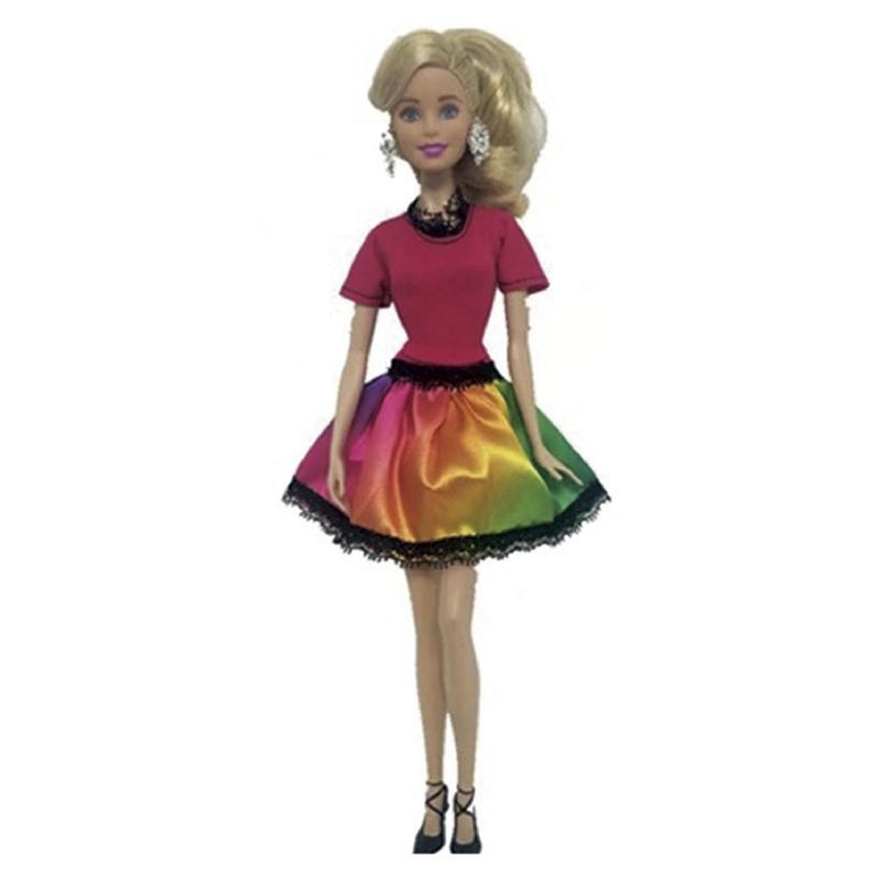 GENERICO - Ropa para Muñeca - Vestido Multicolor