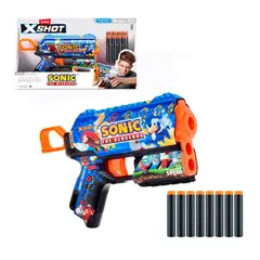 SONIC - LANZA DARDOS FLUX SKINS X-SHOT - MEGA