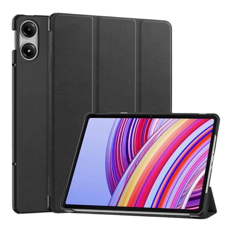 GENERICO - Funda Inteligente Compatible Con Xiaomi Redmi Pad Pro 121 Negro