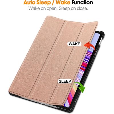 Imagen 2 del producto Funda Inteligente Compatible Con Xiaomi Redmi Pad Pro 12,1 Rosa Gold