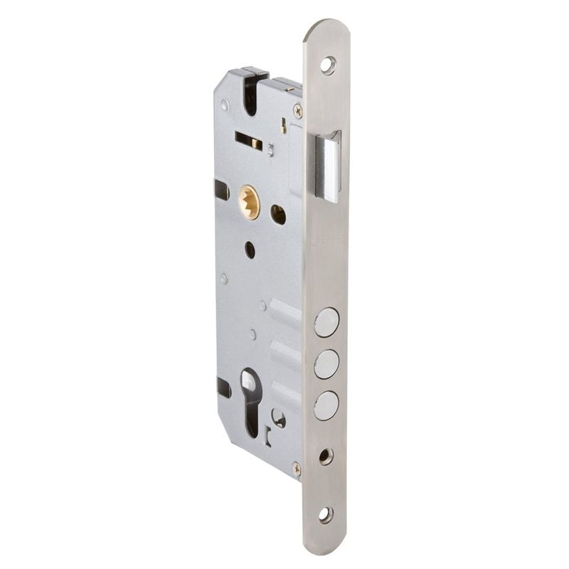 ODIS - Cerradura Embutir Odis 301 Acceso Llave-Seguro - Plata.