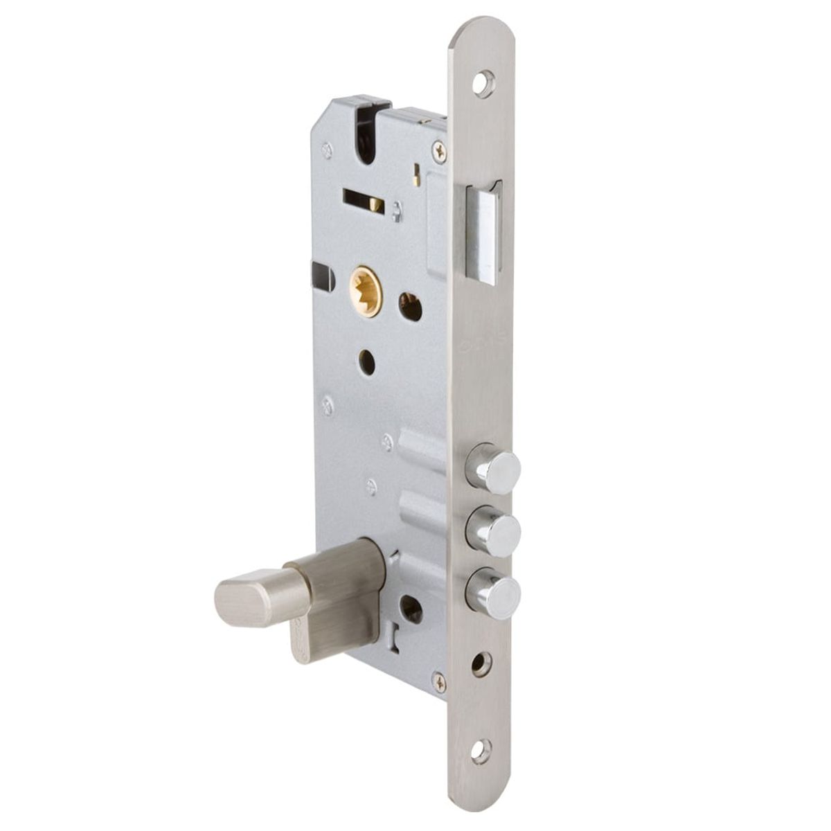 ODIS - Cerradura Embutir Odis 301 Acceso Llave-Seguro - Plata.