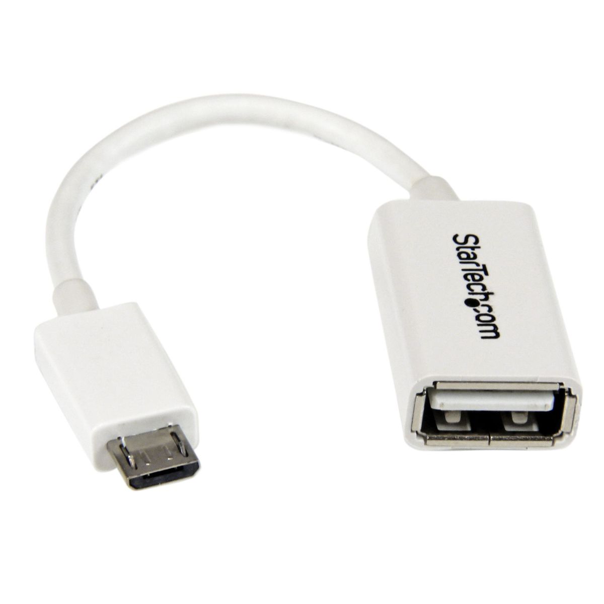 STARTECH - Cable Adaptador Startech Micro USB a USB OTG Macho a Hembra