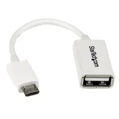 STARTECH - Cable Adaptador Micro USB a USB OTG Macho a Hembra