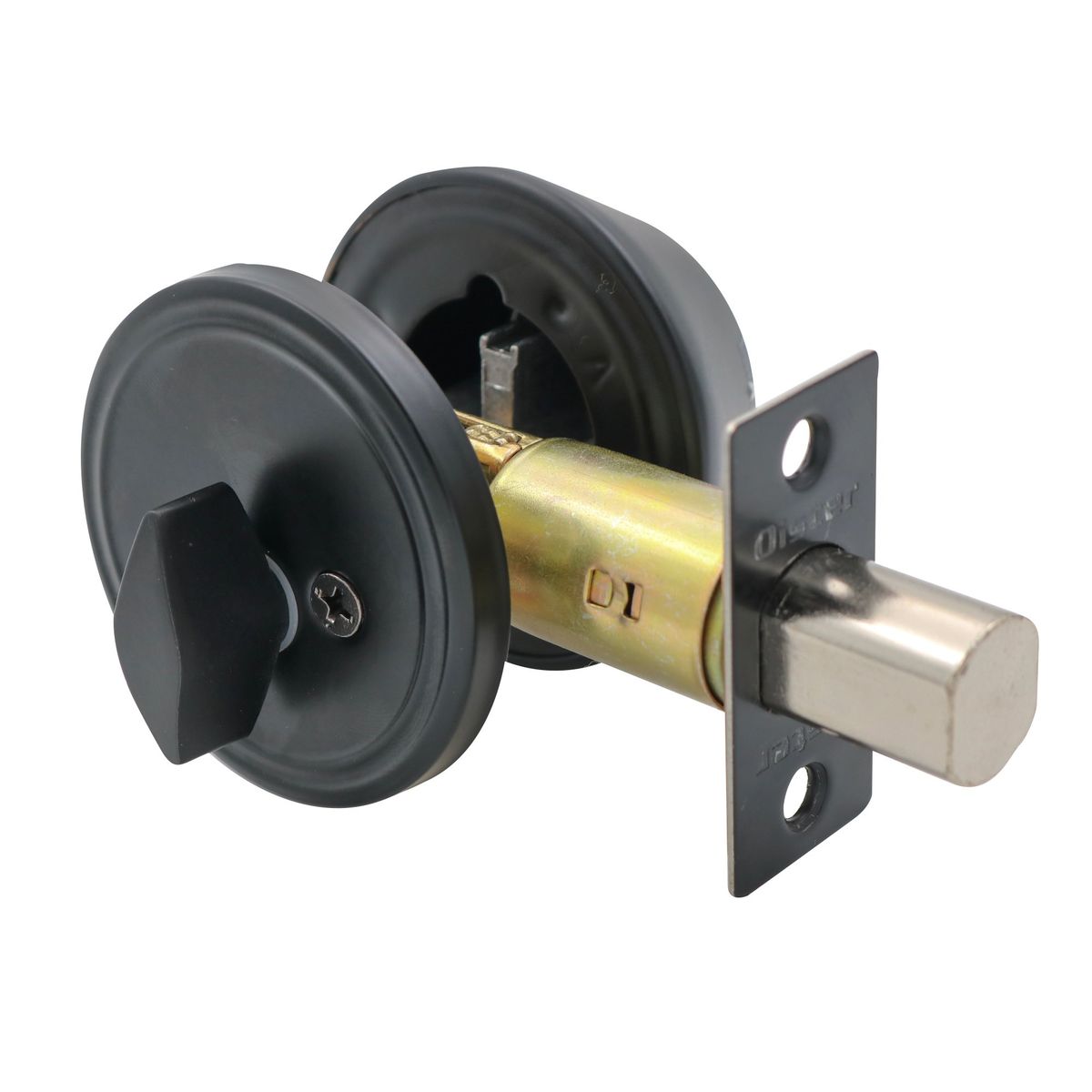 OISTER - Cerrojo Tubular Oister 103 Llave-Seguro - Negro