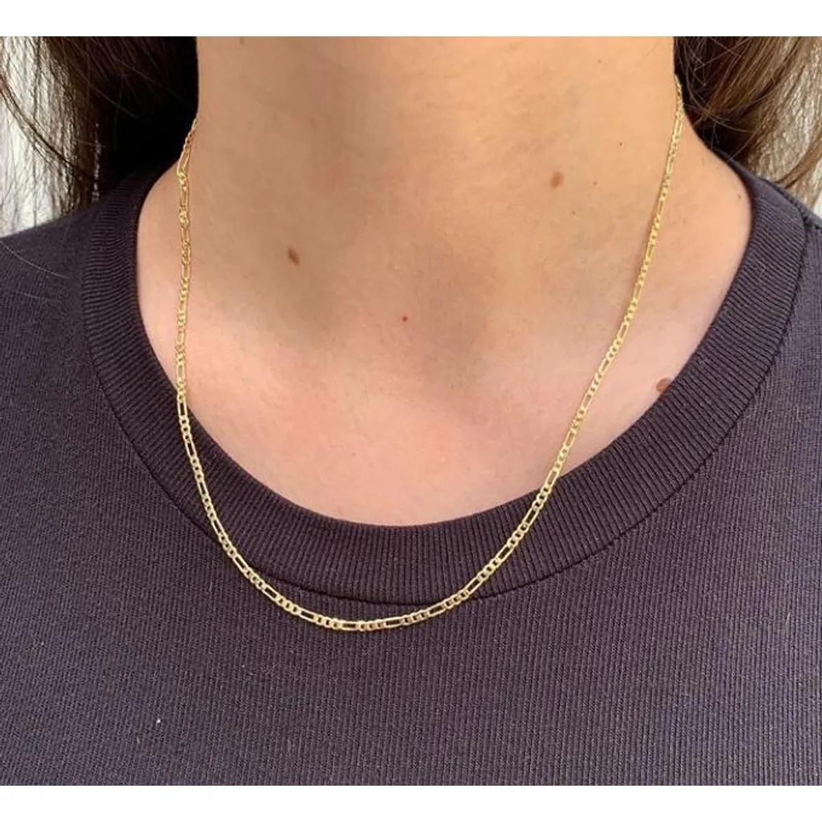 GENERICO - Cadena Tejido Crtier Delgada Oro Laminado 18k