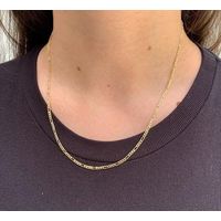 Cadena Tejido Crtier Delgada Oro Laminado 18k