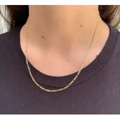 GENERICO - Cadena Tejido Cartier Delgada Oro Laminado 18k