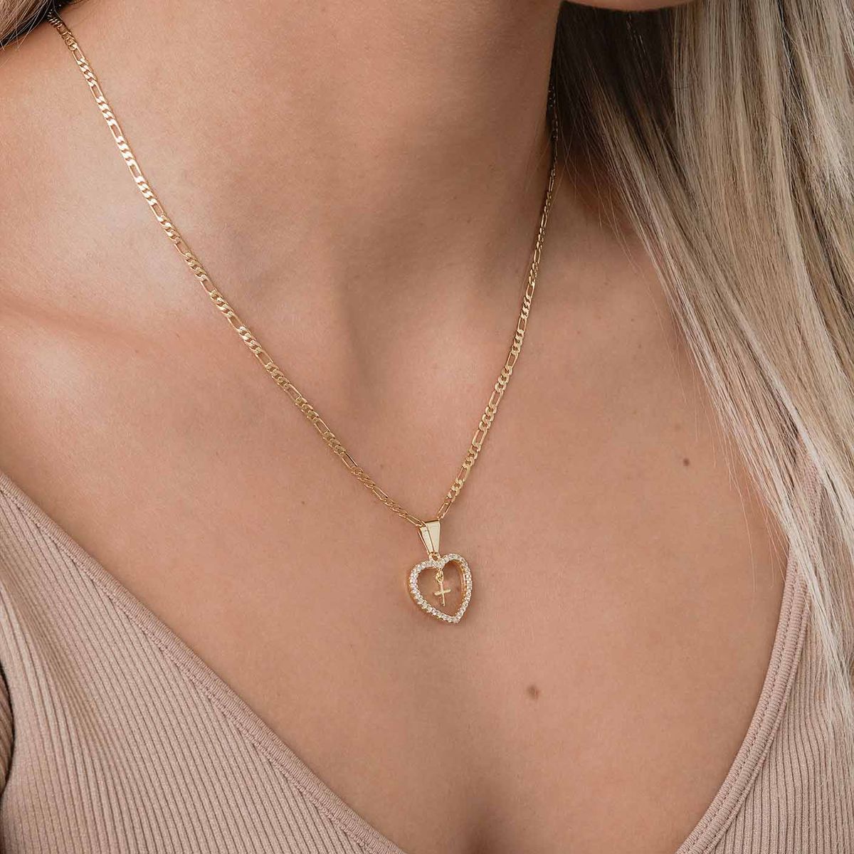 GENERICO - Cadena Tejido Crtier Delgada Oro Laminado 18k