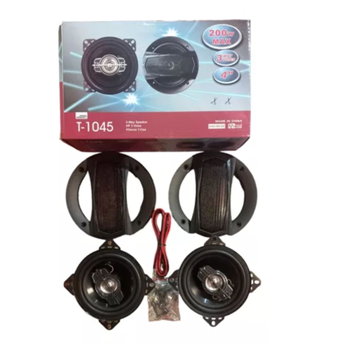 GENERICO - x2 Parlantes de 5 pulgadas 12,7 cm para auto