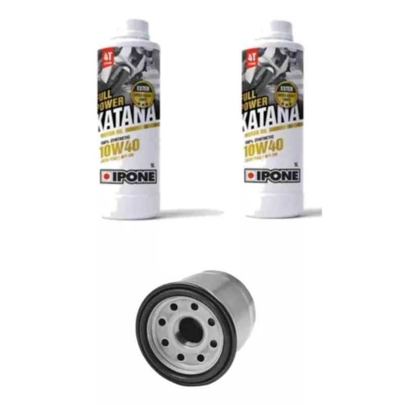 GENERICO - Kit Mantencion Kawasaki Ninja 400-Z400  2L IPONE + Filtro