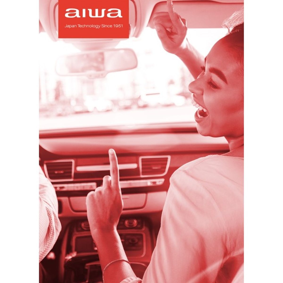 AIWA - Radio Auto 1 Din Aiwa Bluetooth Mp3 Usb Sd Rca Aw-3240bt