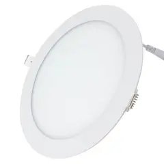 GENERICO - Panel Led Plafón Empotrado Redondo Blanco Frío 220v 18w 22cm