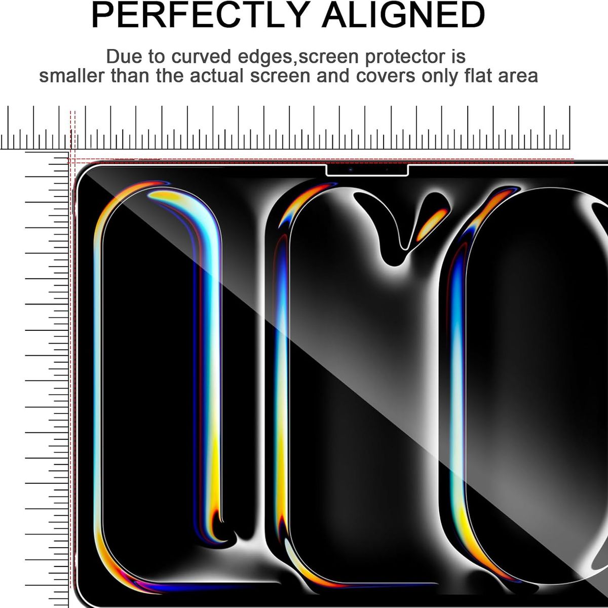 GENERICO - Lámina De Vidrio Templado compatible con iPad Pro 13 M4