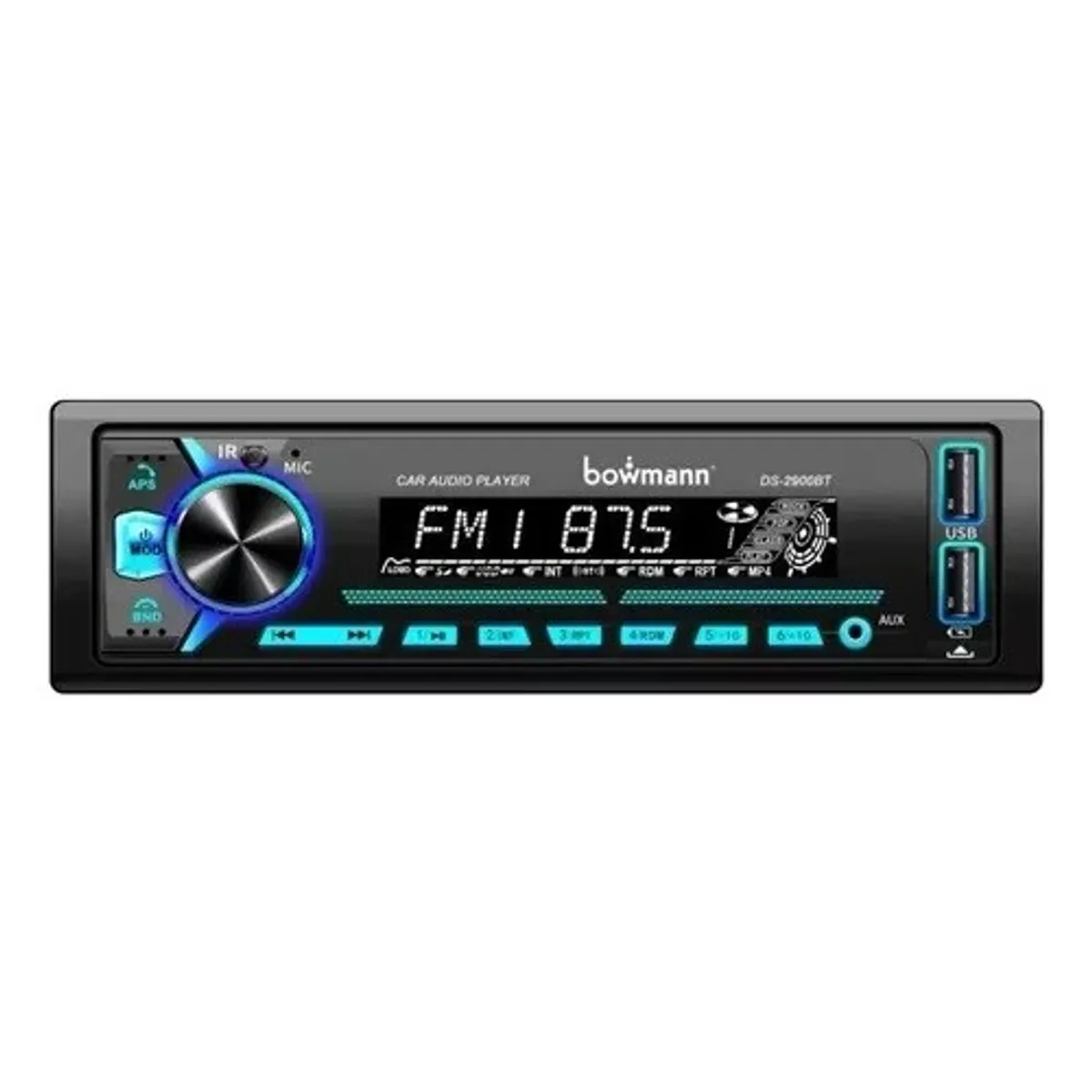 BOWMANN - Radio Auto 1 Din Bowmann Bluetooth Usb Sd Aux Mp3 Ds-2900bt