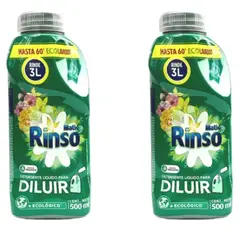 GENERICO - Detergente Liquido Rinso Pack 2 Unidades De 500 Ml