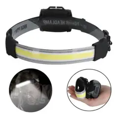 GENERICO - Linterna Frontal Camping Cabeza Minera Cob Led Recargable