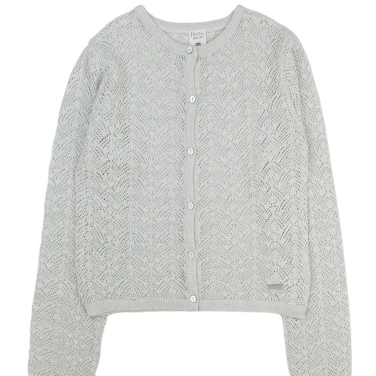 FICCUS - Chaleco Junior Niña Must Have Plateado