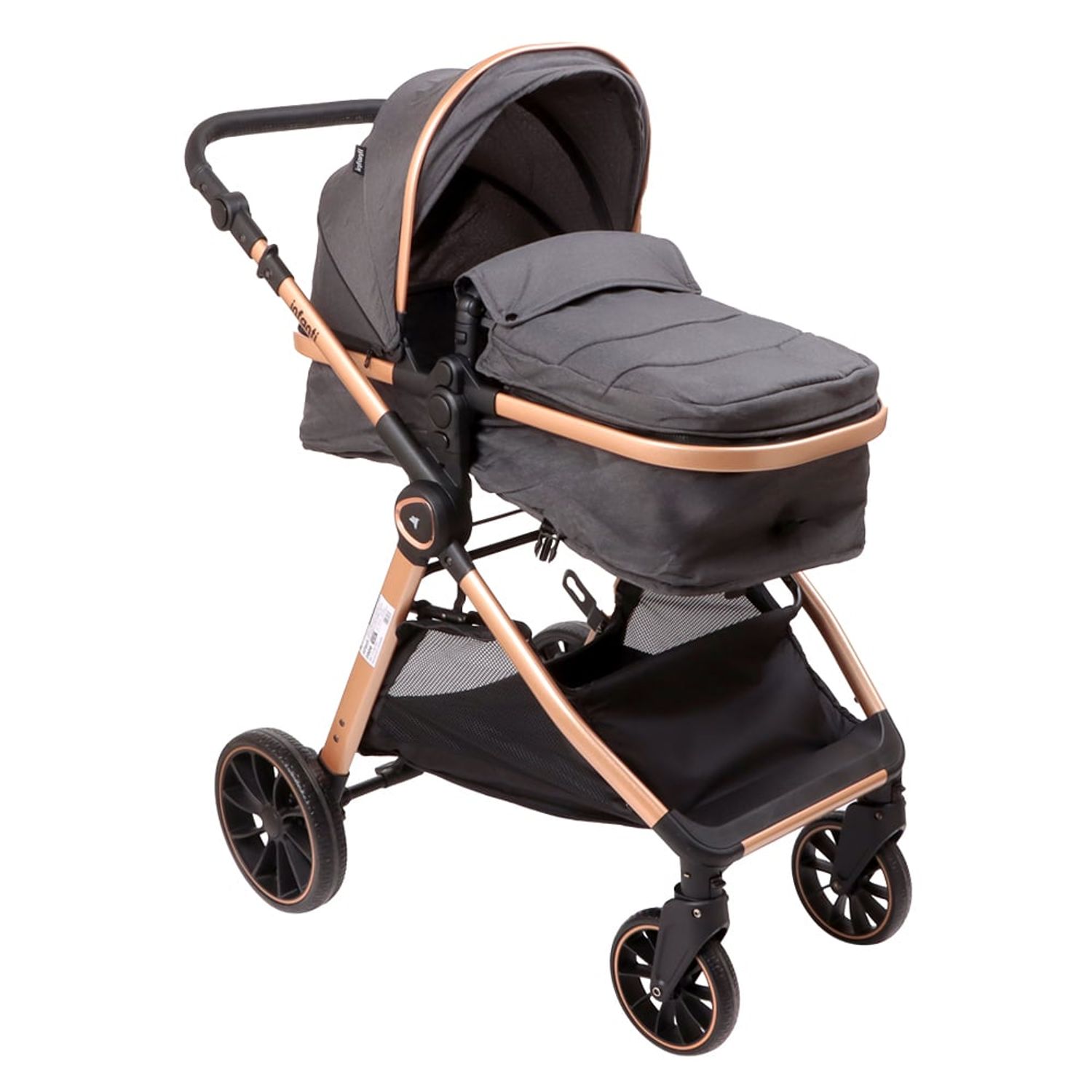 INFANTI Coches Travel System Romanzo X1-D Negro Bronce Infanti