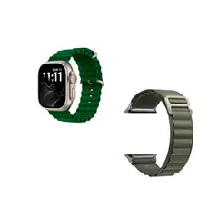 MOTOMO - Reloj Inteligente Smart Watch 49mm Deportivo Verde 2 Correas