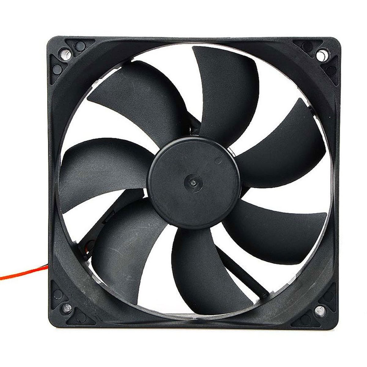 GEN - Ventilador 120mm  12 Cm Fan Gabinete Fuente Poder Maquinas - Negro