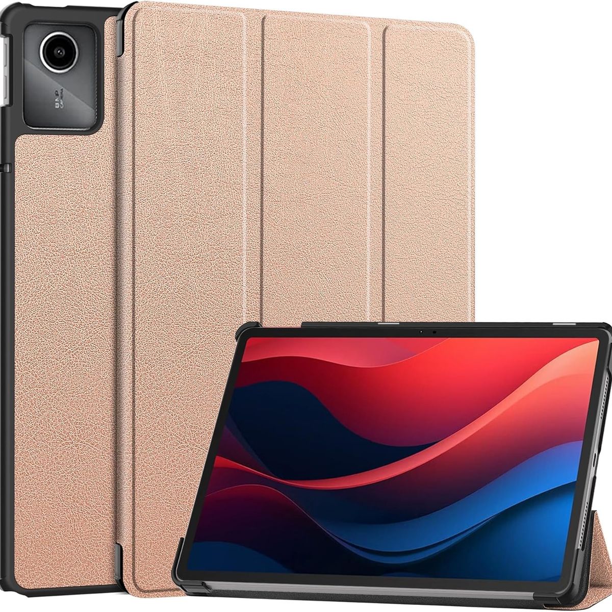 GENERICO - Funda Inteligente compatible con Xiaoxin Pad 2024 Rosa Gold