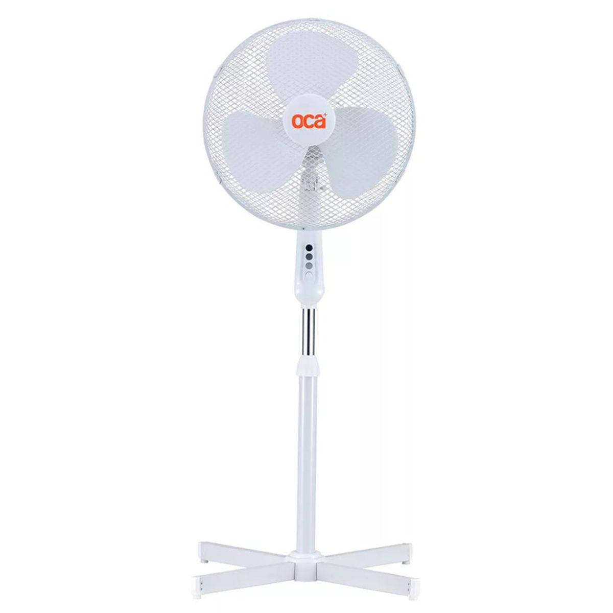 GENERICO - VENTILADOR DE PEDESTAL 16" S/C REMOTO BLANCO MOD: RD-40AII