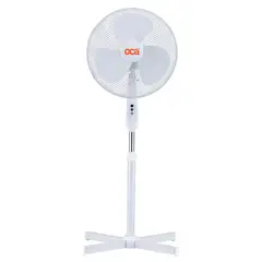 GENERICO - VENTILADOR DE PEDESTAL 16" S/C REMOTO BLANCO MOD: RD-40AII