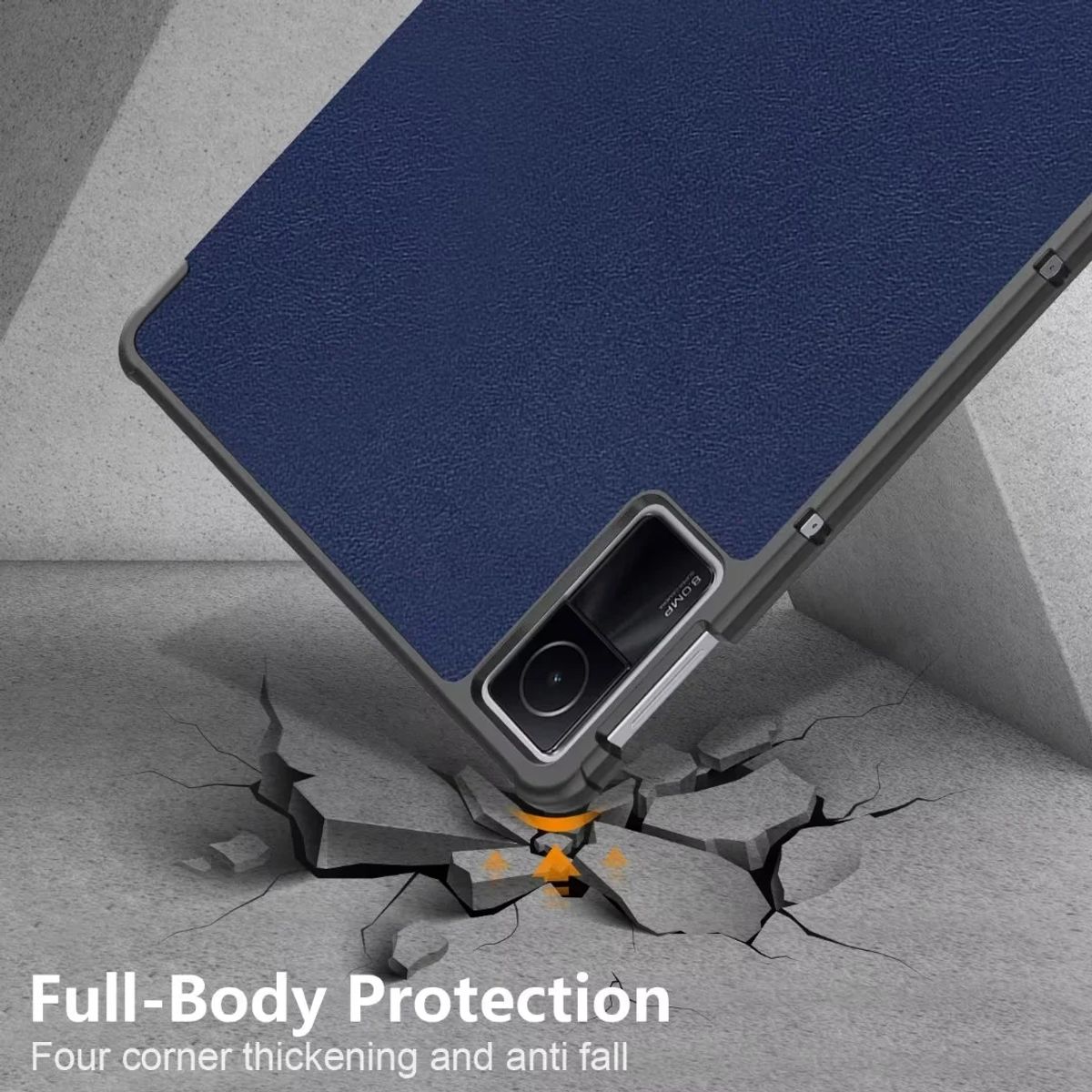 GENERICO - Funda Inteligente compatible con Xiaomi Redmi Pad 1061 Azul marino