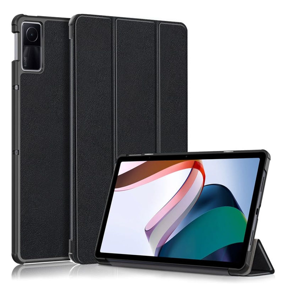 GENERICO - Funda Inteligente compatible con Xiaomi Redmi Pad 1061 Negro