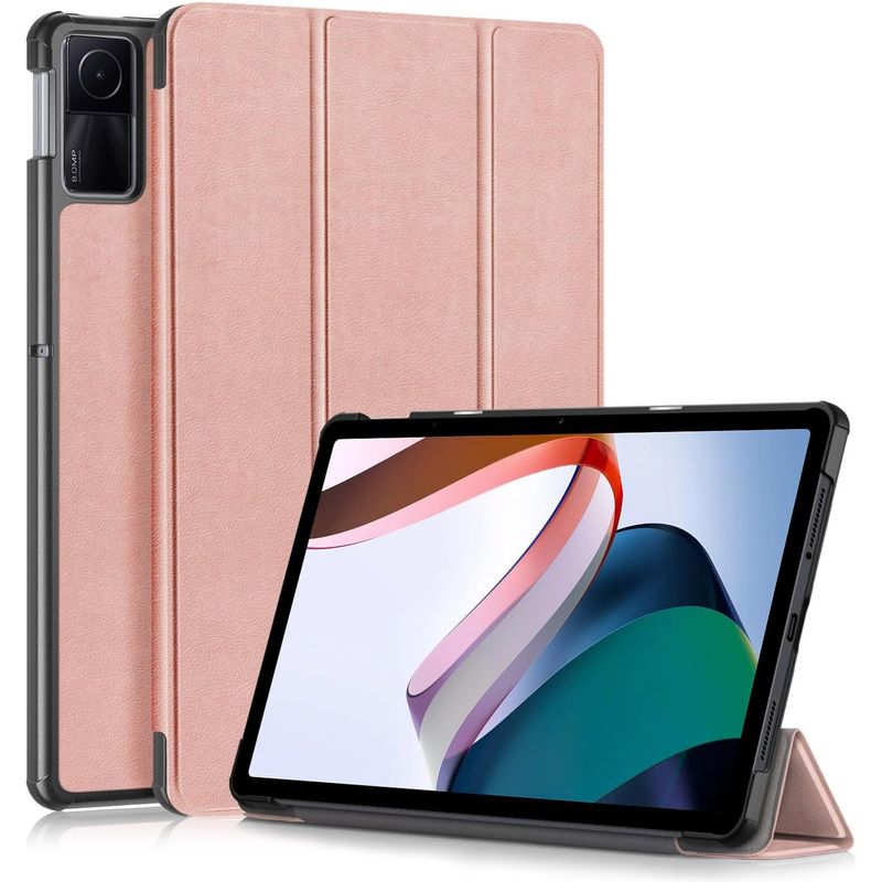 GENERICO - Funda Inteligente compatible con Xiaomi Redmi Pad 1061 Rosa Gold