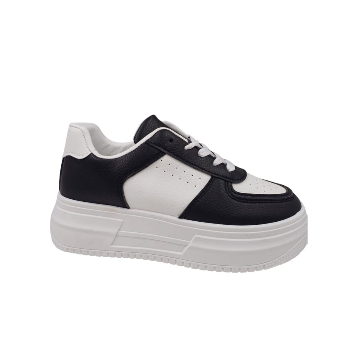 PAND G - Zapatilla Negra Plataforma Mujer