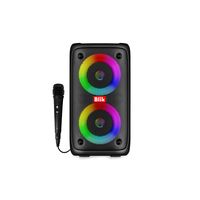 Parlante Bluetooth Karaoke Con Microfono Voice3 Negro