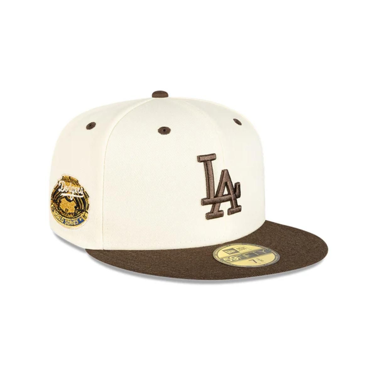 NEW ERA - Gorra 59Fifty Los Angeles Dodgers MLB Wool Visor Café