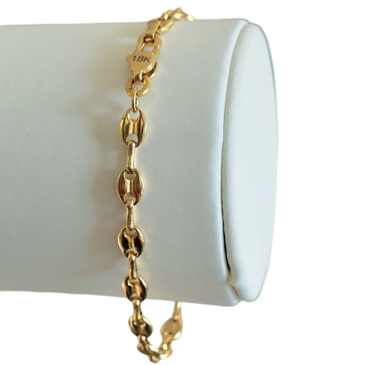 GENERICO - Pulsera ORO LAMINADO 18K Tejido GUCCI 4MM GROSOR