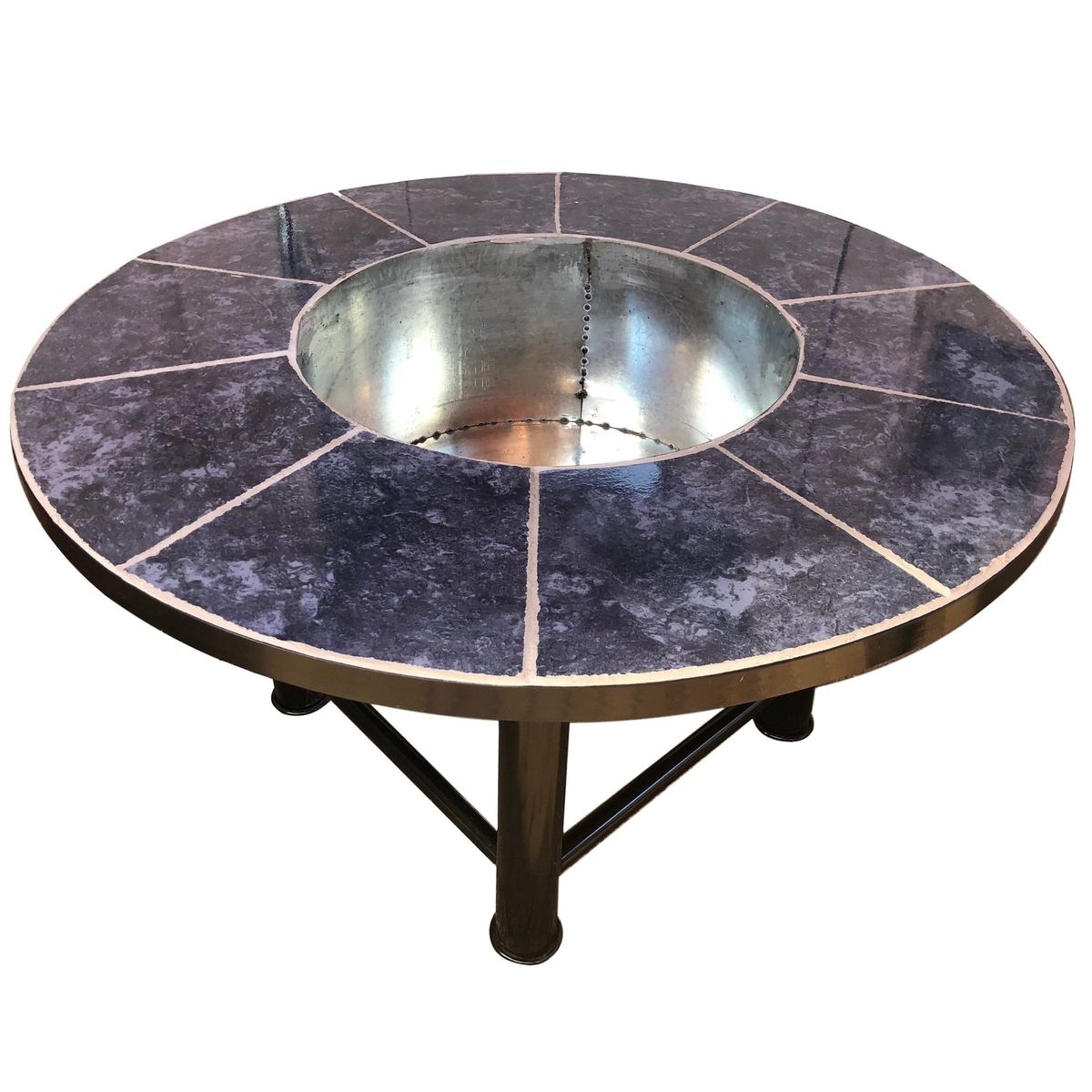 KAS - Brasero Mesa de Terraza Parrilla Redonda