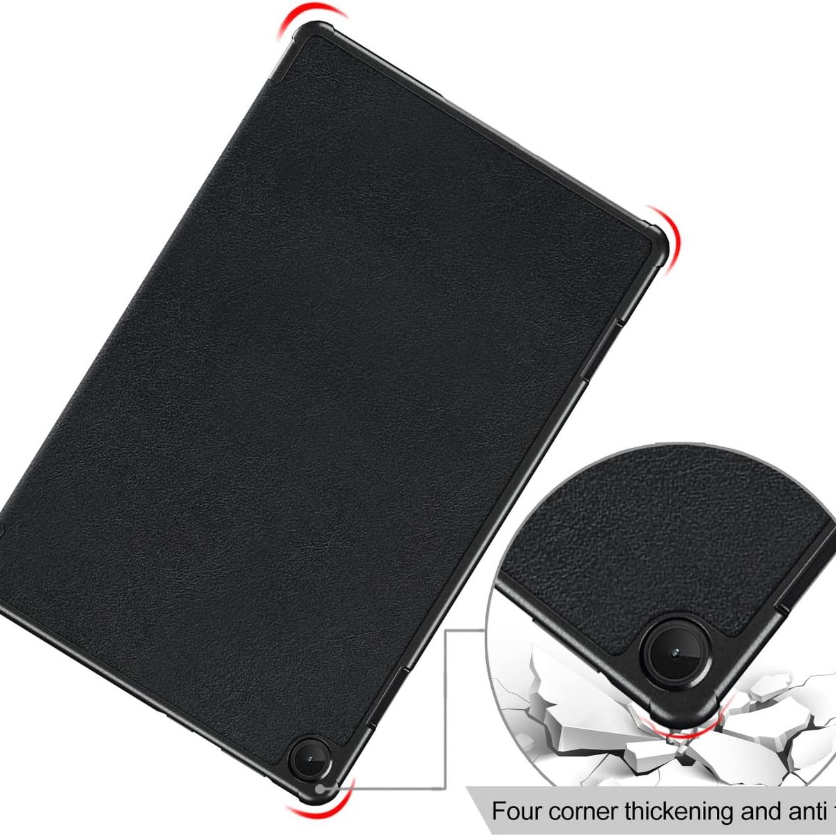 GENERICO - Funda Inteligente compatible con Lenovo Tab M10 3era Gen Negro