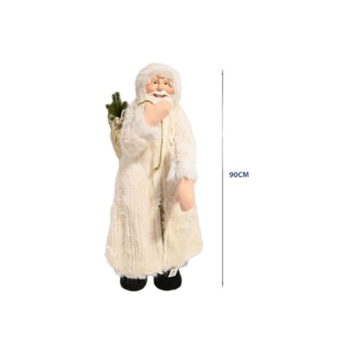 OEM - SANTA VIEJITO PACUERO DECORACION NAVIDEÑA 90 CM BEIGE