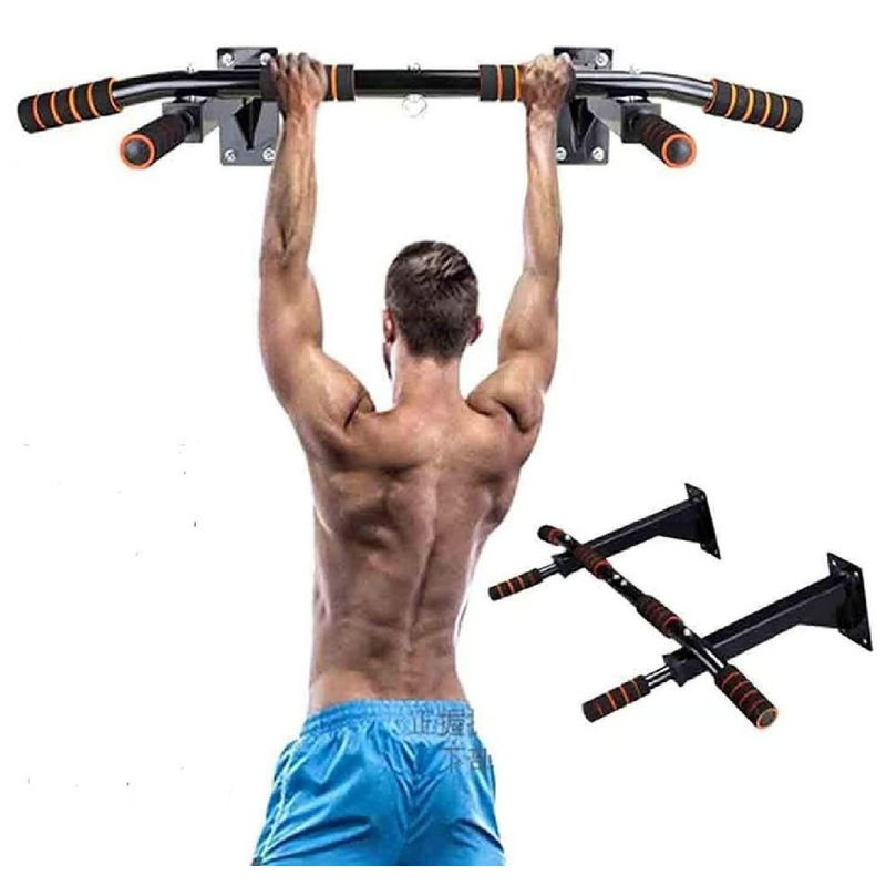 IRON GYM - Barra De Ejercicios Doble Flexiones Dominadas Multifuncional