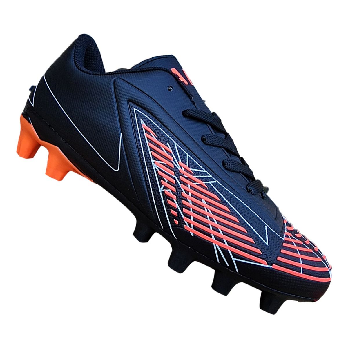 ZAPATOS Y ZAPATILLAS - Zapato Futbol Adulto Full Grass Goleadores New Era Negro7283