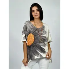 ENIGMATICA BOUTIQUE - Polera Italiana Margarita - Negro - Único