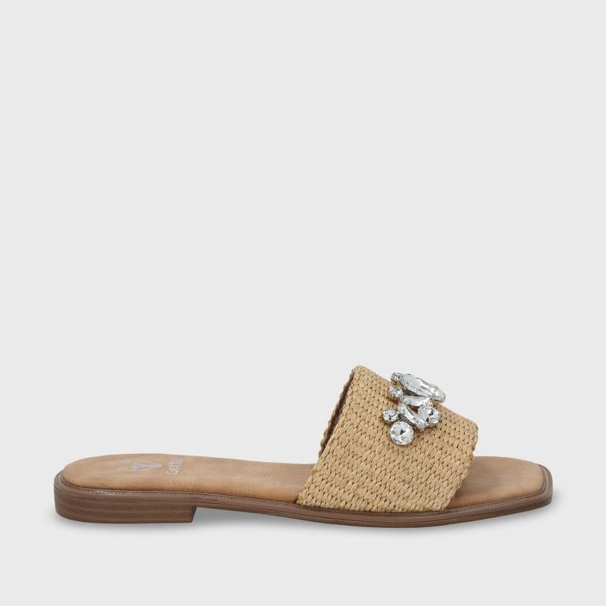 GOTTA - Sandalia Plano Rafia Mujer 55220