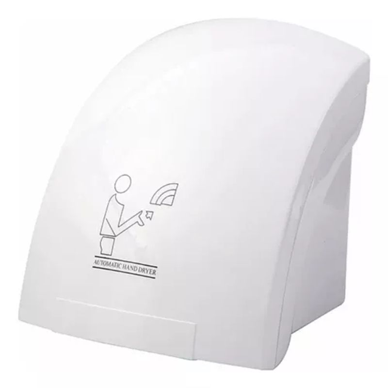 GENERICO - Secador De Mano Eléctrico Con Sensor 1800w Color Blanco