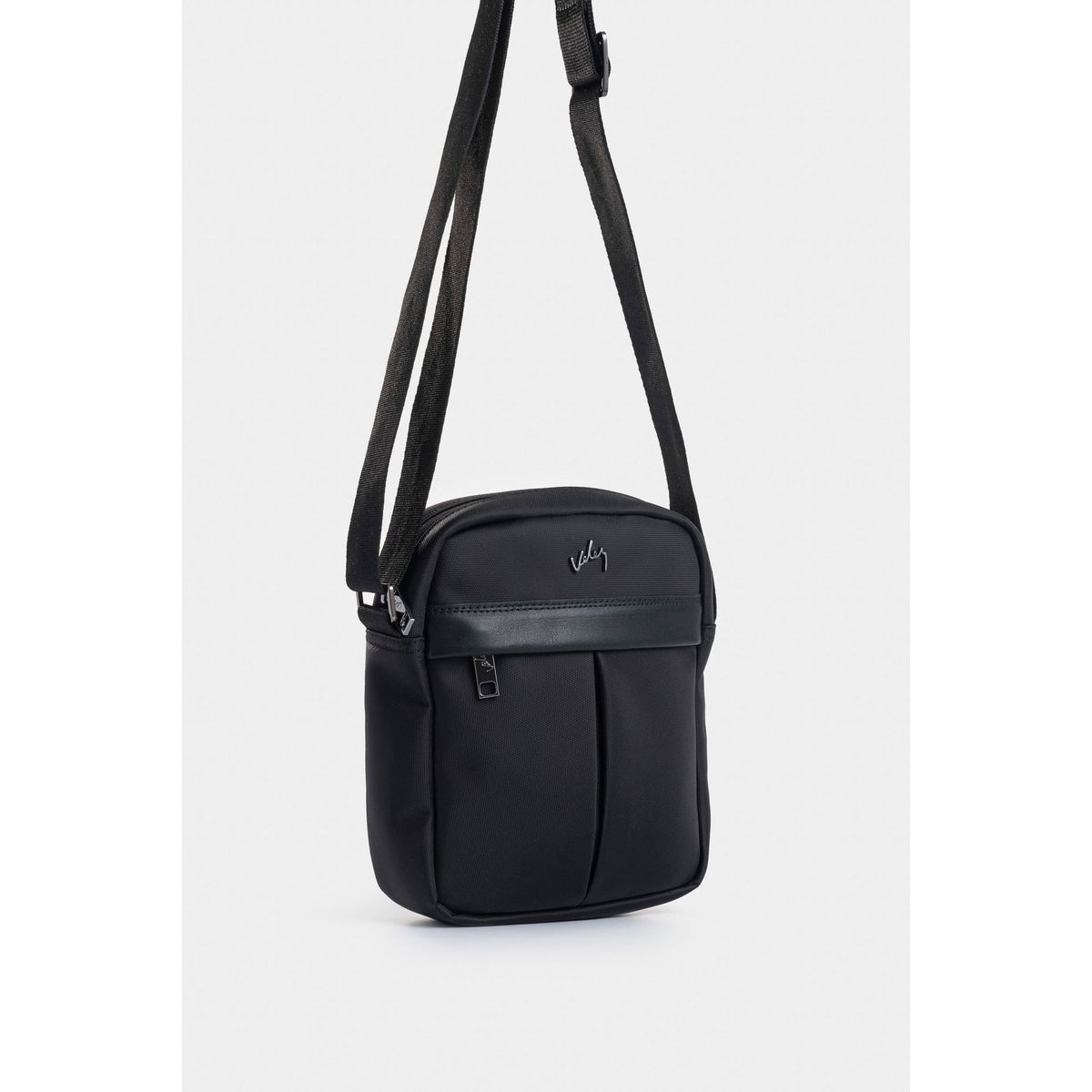 VELEZ - Vélez Cartera Bandolera Harrington Lona Y Cuero Hombre Casual Negro