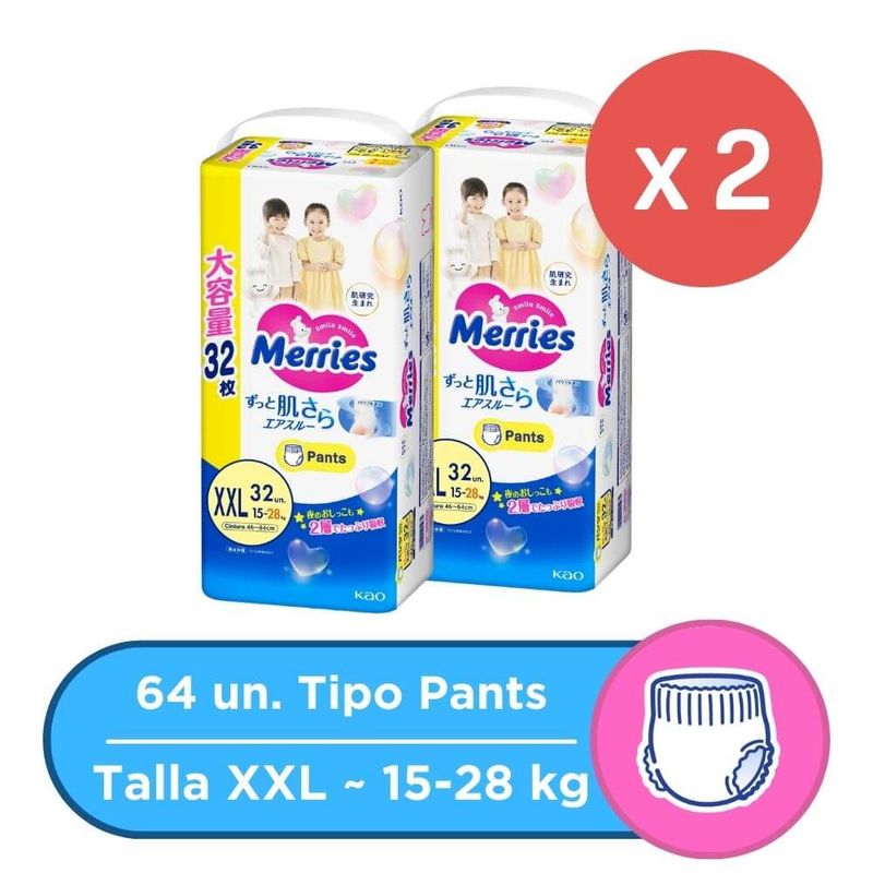 MERRIES - Merries Pants Ultra Jumbo XXL 32x2 Pcs