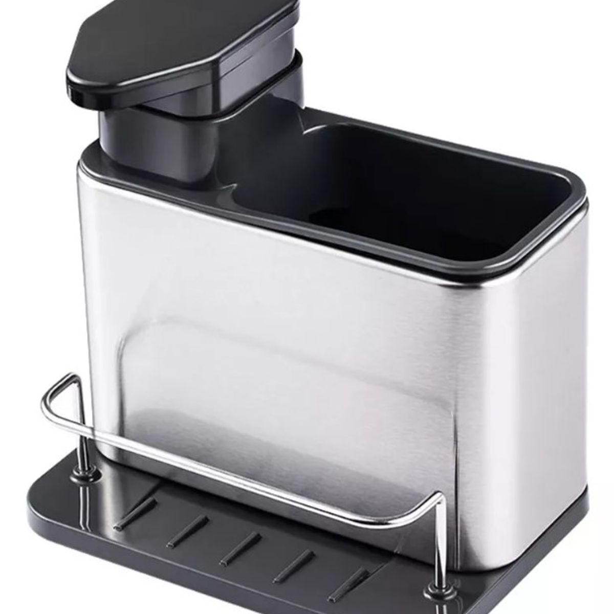 GENERICO - Storage Rack Dispensador Jabón 3 En 1 Soporte Para Esponja